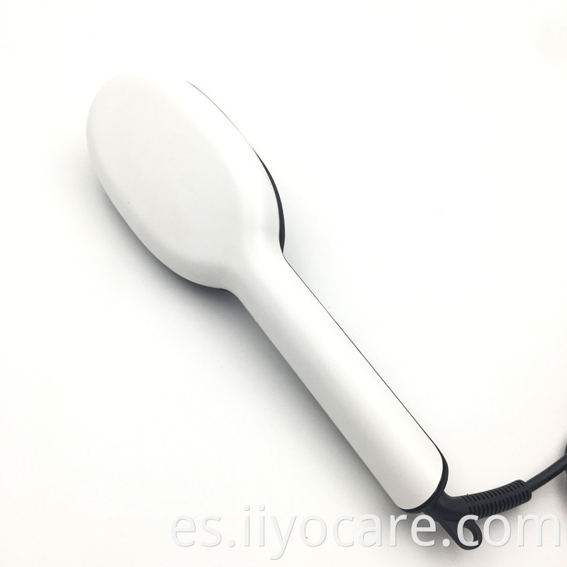 Amazon Hairdressing Tool Férula eléctrica Calentamiento rápido Peine de pelo liso